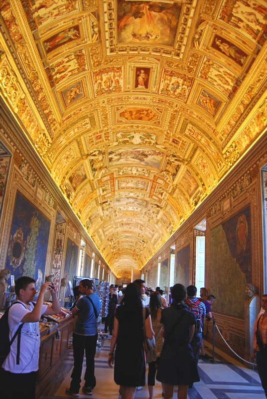 15 - The magnificent Gallery of Maps (Galleria delle Carte Geografiche) inside the Vatican Museums in Vatican City